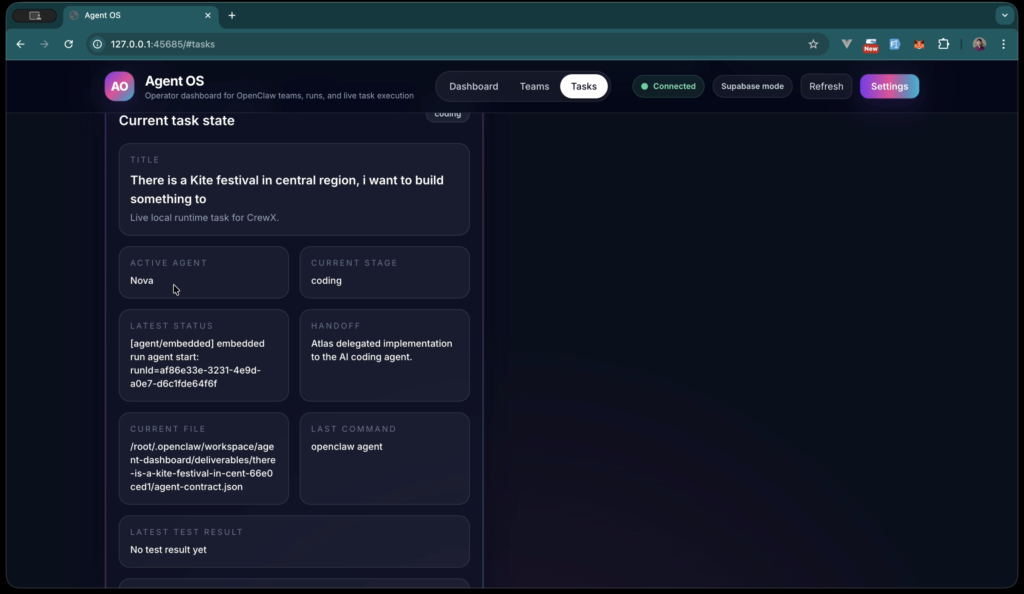 AgentOS — Multi-Agent Orchestration Platform Built on OpenClaw screenshot